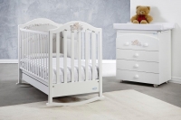 Детская кроватка Baby Italia Didi Family White